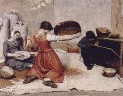 Gustave Courbet The Grain Sifters painting